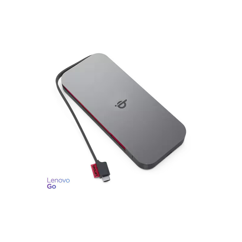 סוללה ניידת- Lenovo Go Wireless Mobile Power Bank 10000mAh Storm Grey