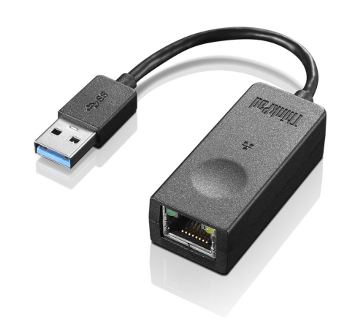 Lenovo USB 3.0 to Ethernet Adapter Black מבט צד