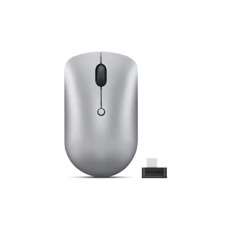 עכבר אלחוטי- Lenovo 540 USB-C Wireless Compact Mouse Cloud Grey