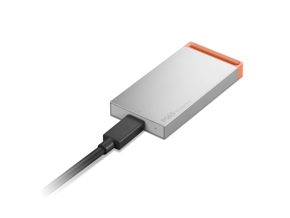 כונן SSD חיצוני- Lenovo PS6S Portable SSD 512GB Cool Grey
