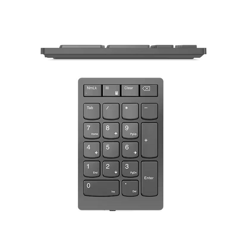 Lenovo Go Wireless Numeric Keypad Storm Grey מבט נוסף