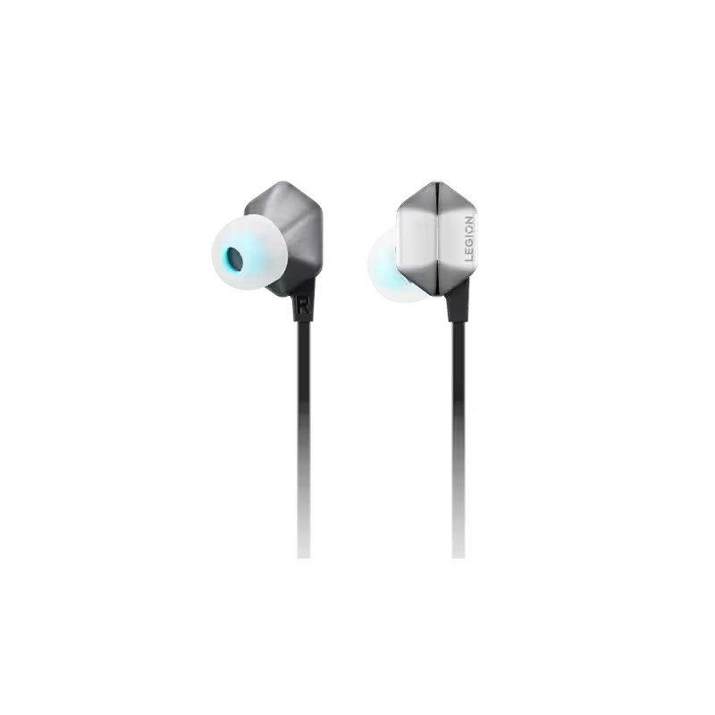 אוזניות גיימינג תוך-אוזן- Lenovo Legion E510 7.1 RGB Gaming In-Ear Headphones Stormy Gray