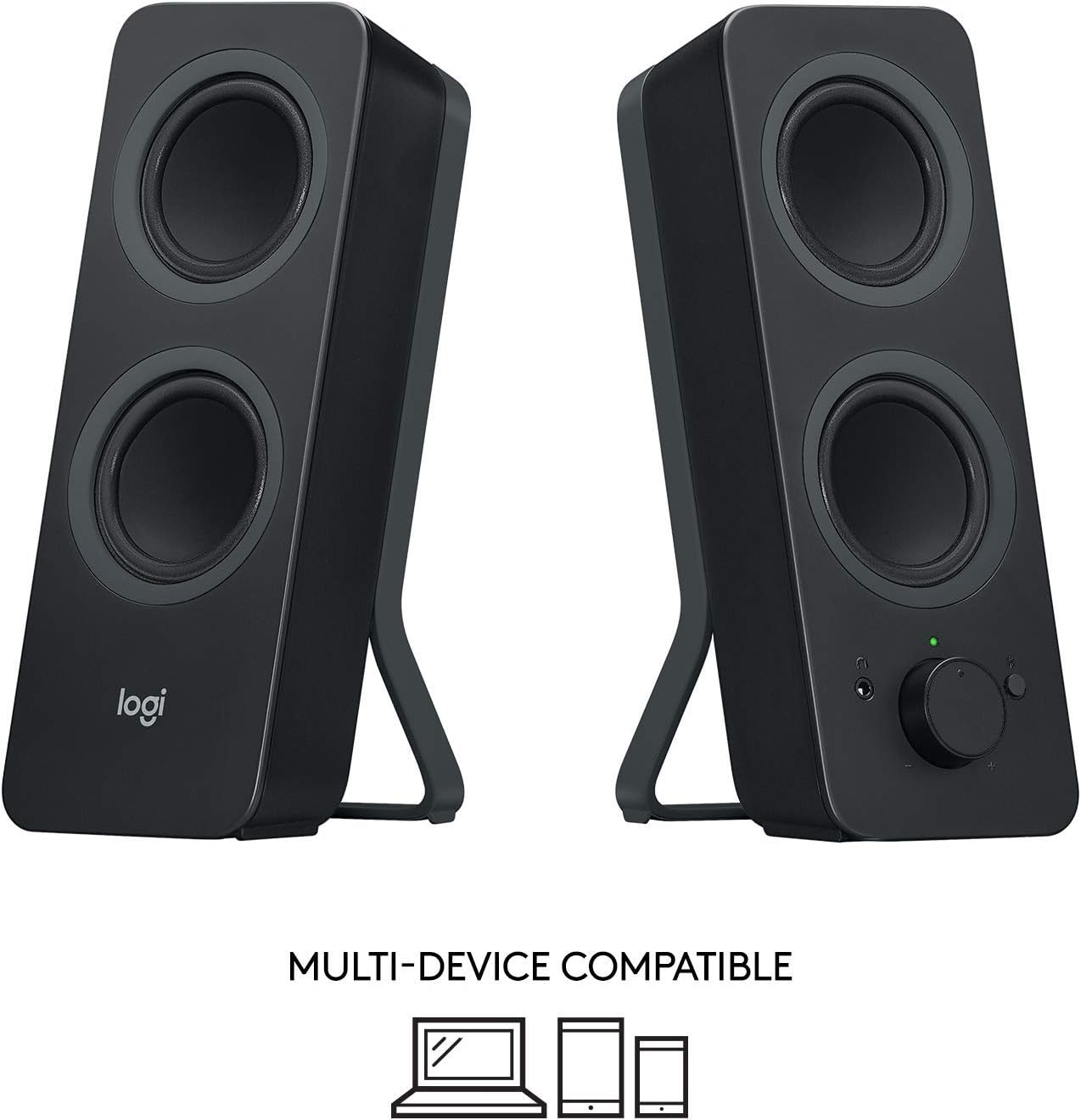 רמקולי סטריאו בלוטוס Z207 למחשב-מבית Logitech