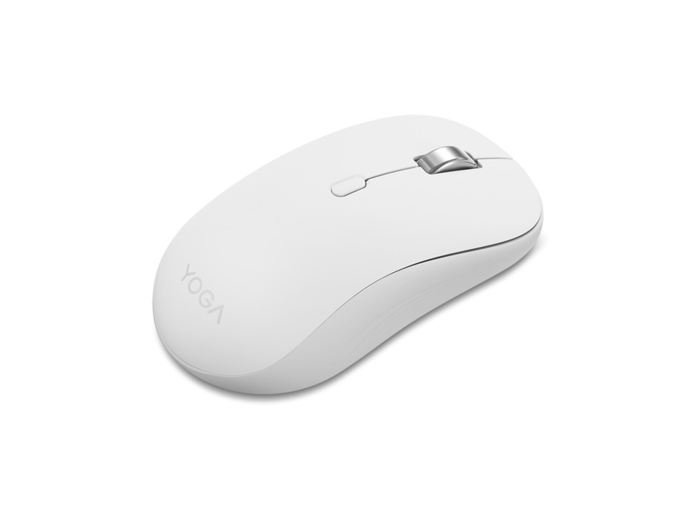 Lenovo Yoga Bluetooth Silent Mouse Seashell מבט צד