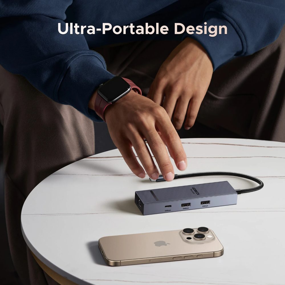 תחנת עגינה UGREEN 6 ב-1 USB-C HDMI 45364