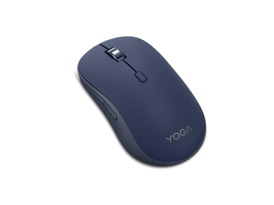 Lenovo Yoga Bluetooth Silent Mouse Cosmic Blue מבט צד
